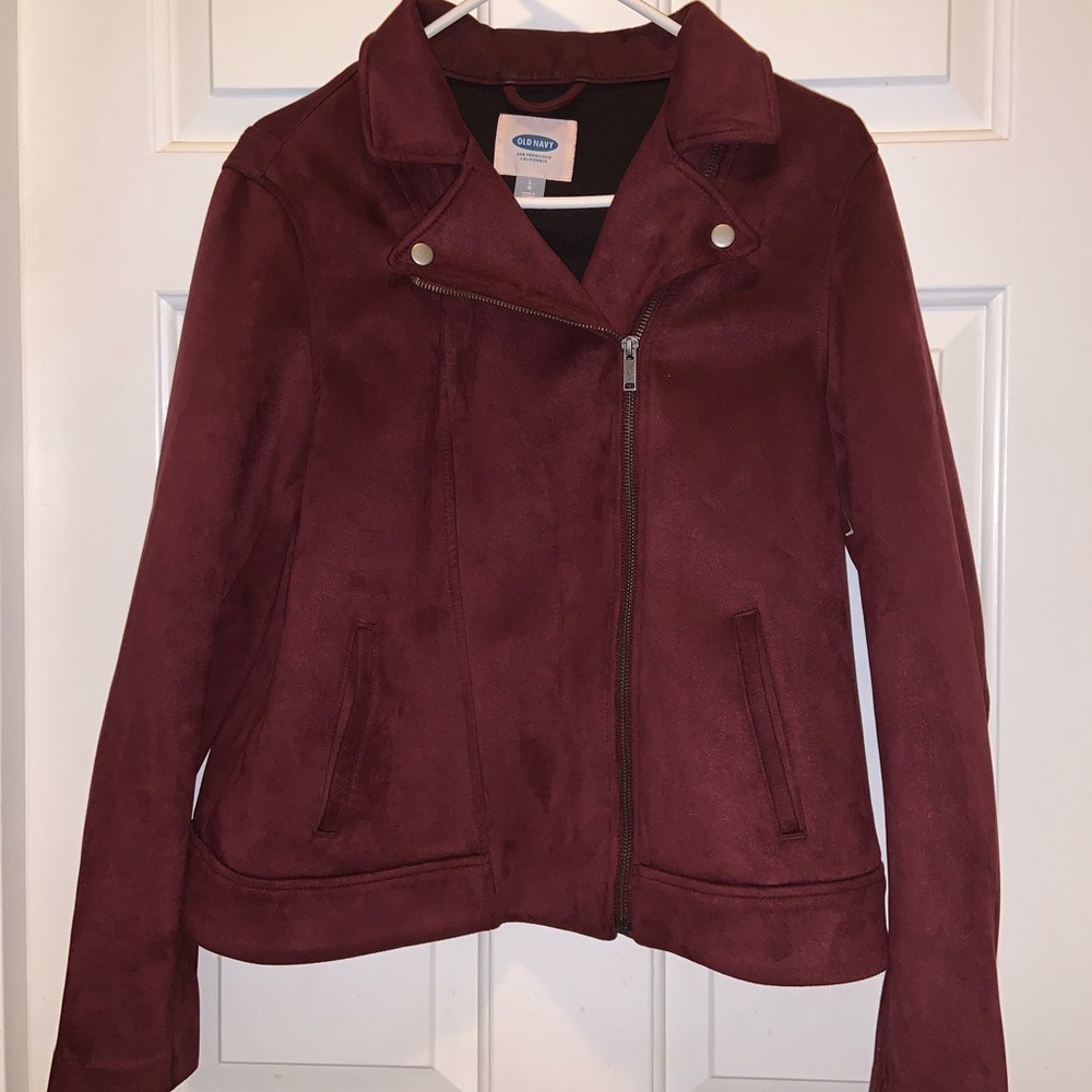 Oxblood Moto Jacket